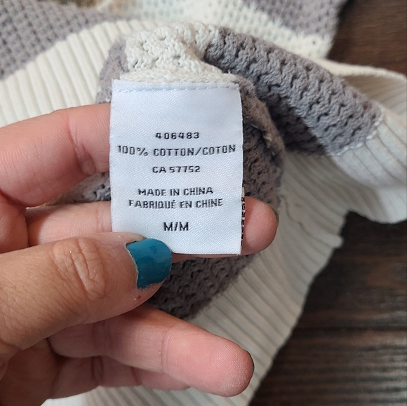 Alfred Sung Striped Sweater - Picture 3 of 10